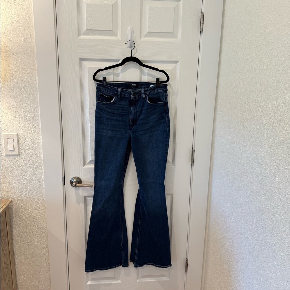 Hudson Jeans Dark Blue Flare Leg Denim